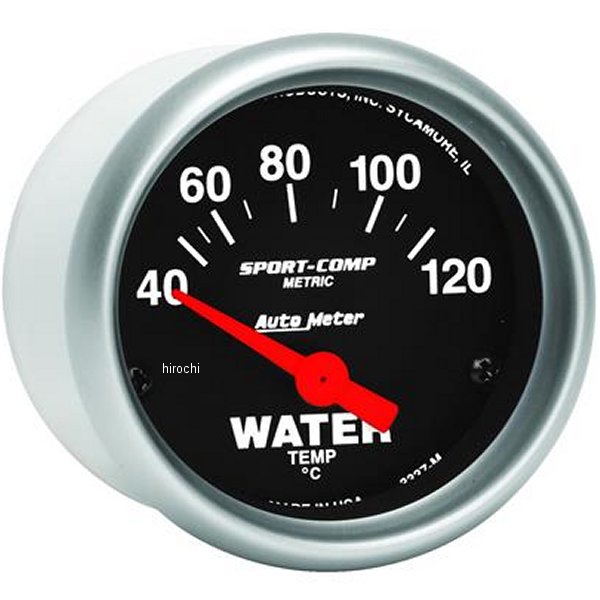 【USA在庫あり】 オートメーター Autometer Sport-Comp 52mm 電子水温計 atm3337-M HD店 16,180円