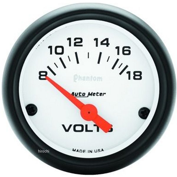 【USA在庫あり】 オートメーター Autometer Phantom 52mm 8-18V 電圧計 atm5791 HD店