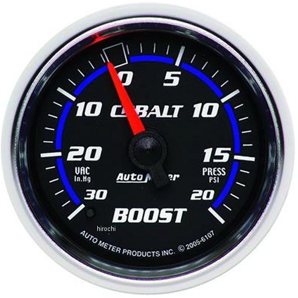 【USA在庫あり】 オートメーター Autometer Cobalt 52mm 20psi メカニカル ブーストゲージ atm6107 HD店