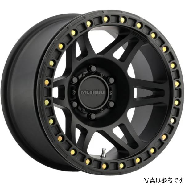 Method ホイール MR106 Beadlock 17x9 -44mmオフセット 5x5 71.5mmセンターボア マットブラック mrwMR10679050544B HD店