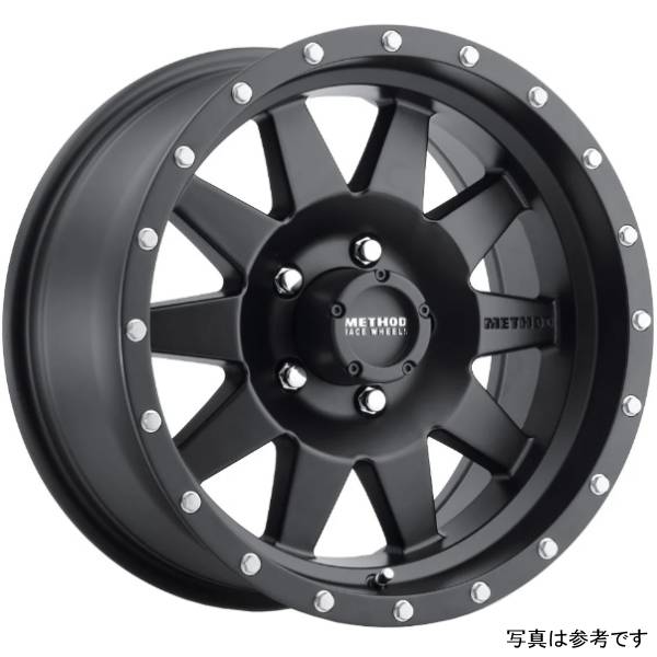 【USA在庫あり】 Method ホイール MR301 The Standard 16x8 0mm オフセット 8x6.5 130.81mmセンターボア マットブラック mrwMR30168080500 HD店