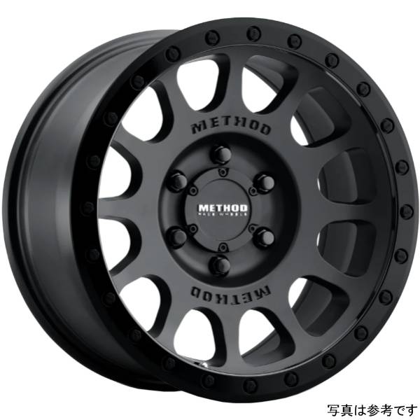 【USA在庫あり】 Method ホイール MR305 NV 18x9 -12mmオフセット 6x5.5 108mmセンターボア ダブルブラック mrwMR305890601012N HD店