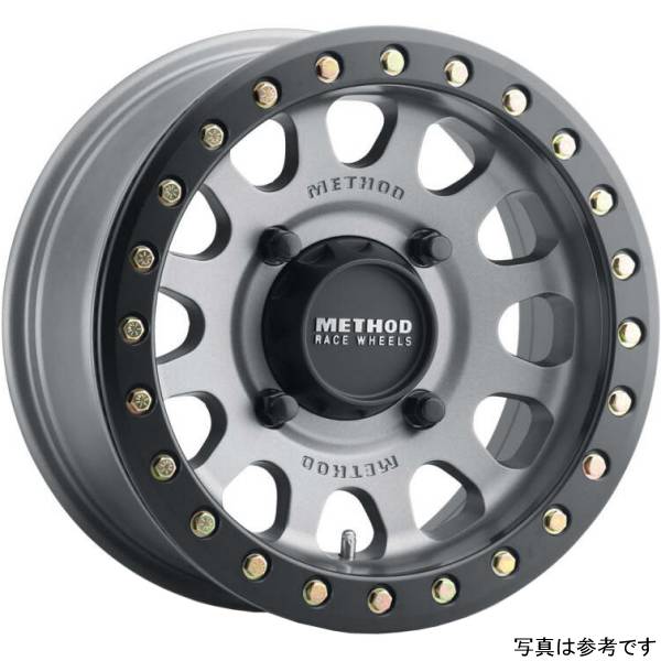 Method ホイール MR401 UTV Beadlock 15x6 +53mmオフセット 4x156 132mmセンターボア チタニウム mrwMR40156046851B HD店 55,359円