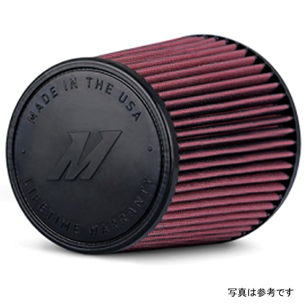 Mishimoto パフォーマンス エアフィルター 3.5in Inlet/8in Length misMMAF-3508 HD店