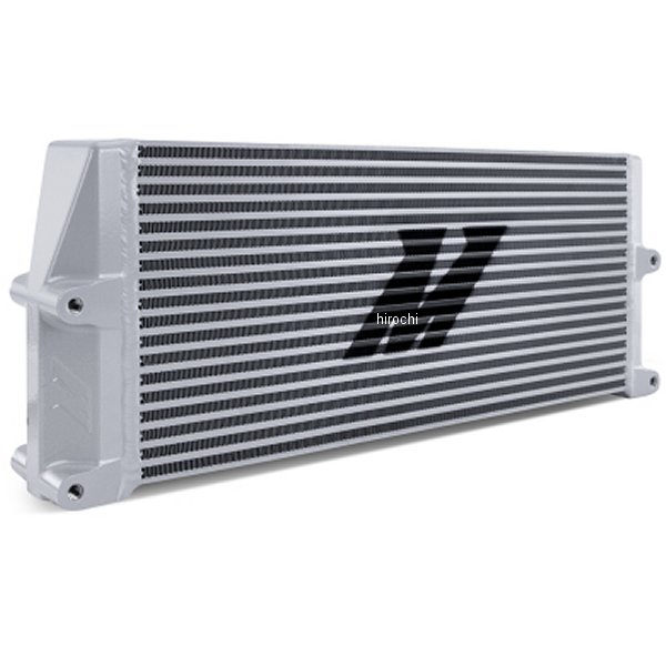 【USA在庫あり】 Mishimoto Heavy-Duty オイルクーラー 17in. Same-Side Outlets シルバー misMMOC-SSO-17SL HD店