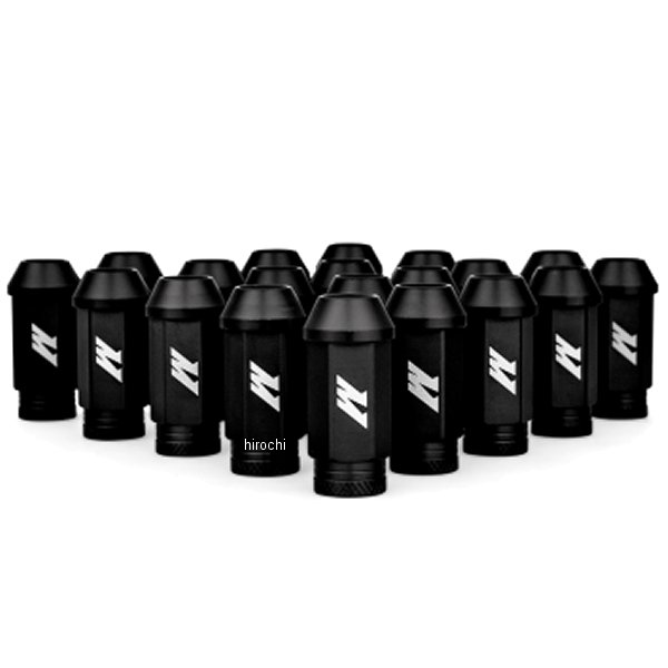 【USA在庫あり】 Mishimoto アルミニウム Locking ラグナット 1/2 X 20 23個セット 黒 misMMLG-1220-23LBK HD店