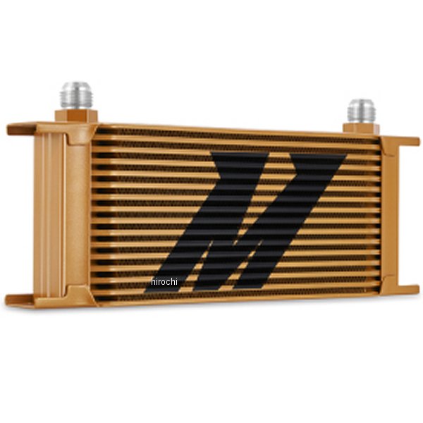Mishimoto ユニバーサル 16-Row オイルクーラー ゴールド misMMOC-16GD HD店