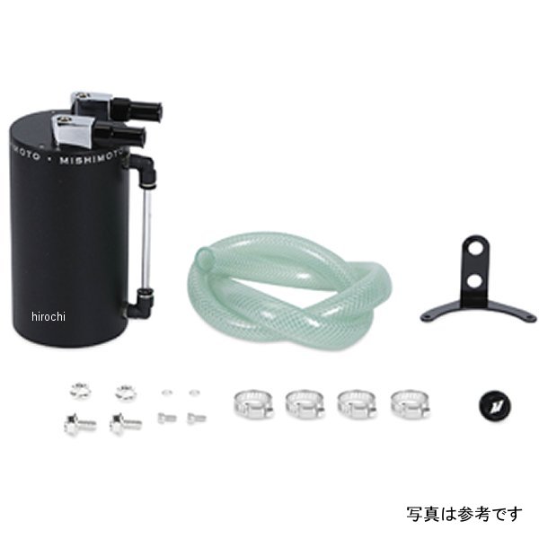【USA在庫あり】 Mishimoto Large アルミニウム オイルキャッチタンク リンクルブラック misMMOCC-LAWBK HD店