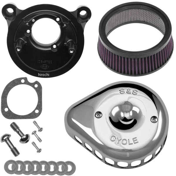 【USA在庫あり】 S&Sサイクル S&S Cycle エアクリーナー ミニ ティアドロップ Twin Cam EFI クローム ssc170-0441 HD店
