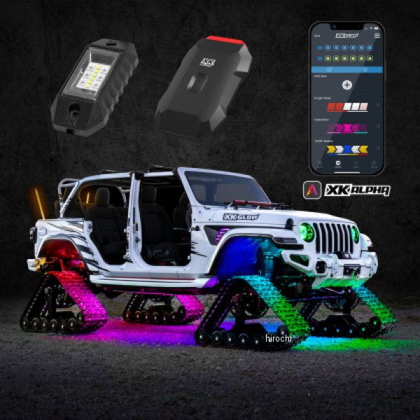 【USA在庫あり】 XK Glow RGBW Addressable LED Rock Light Kits スタンダート XKalpha App Controlled xkgAP-ROCK-STA HD店