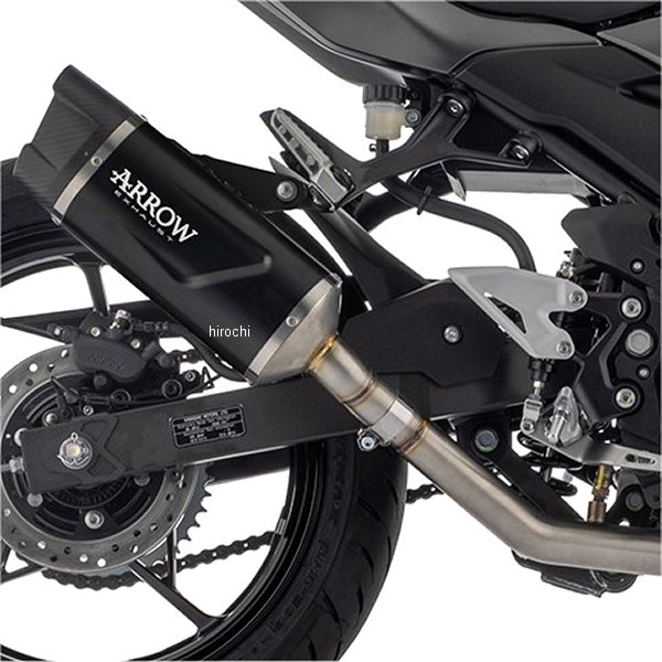 アロー Arrow スリップオンマフラー Indy Race EVO 24年 Z400 アルミダーク 71967AKN HD店｜ヒロチー商事 ハーレー 店