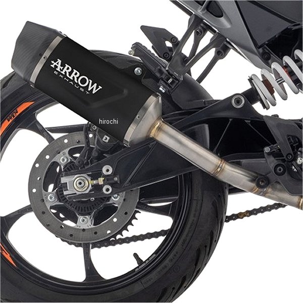 アロー Arrow スリップオンマフラー Indy Race EVO 24年 125DUKE ニクロムダーク(ステンダーク) 71972AKN HD店｜ヒロチー商事 ハーレー 店