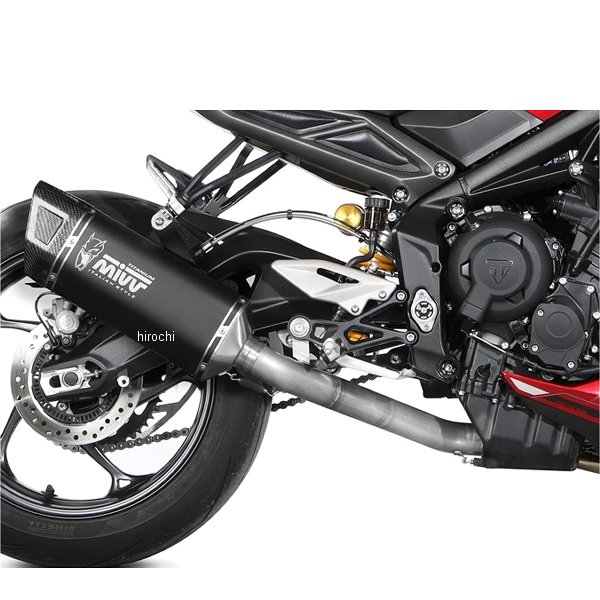 ミヴ Mivv フルエキゾースト SR-1(触媒なし) 23年-24年 ストリートトリプル765RS チタンブラック T.026.LR1TB-StreetTriple765RS HD店