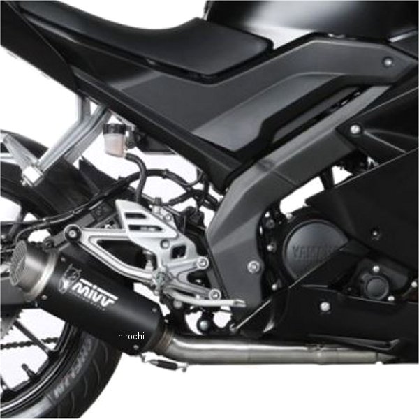 ミヴ Mivv フルエキゾースト フルシステム GP PRO BLACK JMCA認証 23年-24年 YZF-R125 ブラックステンレス Y.067.LXBP-JMCAR HD店