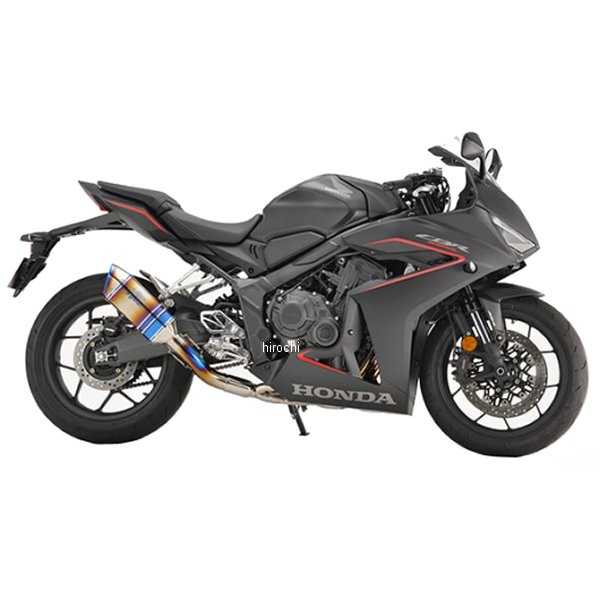 アールズギア r's gear フルエキゾースト GP SPEC シングル CBR650R、CB650R チタンドラッグブルー GH58-T1SD HD店