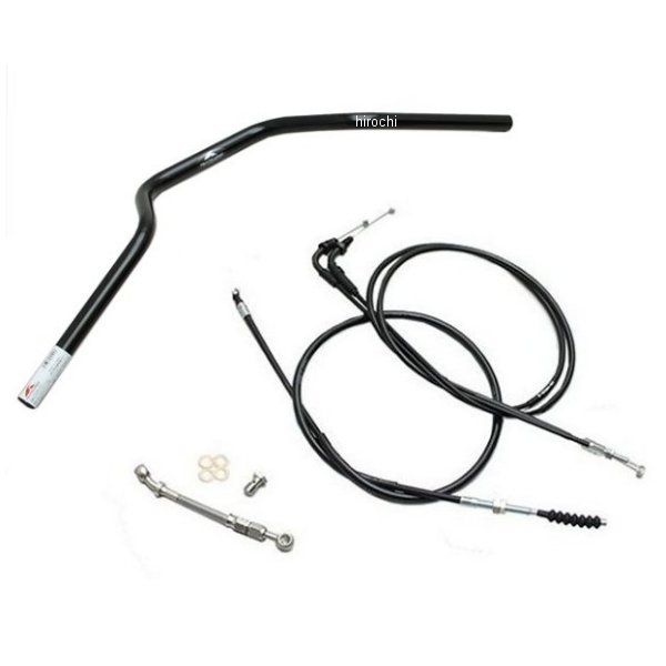 ハリケーン ヨーロピアン3型 ハンドルセット 23年 GB350 黒 H041-072B HD店