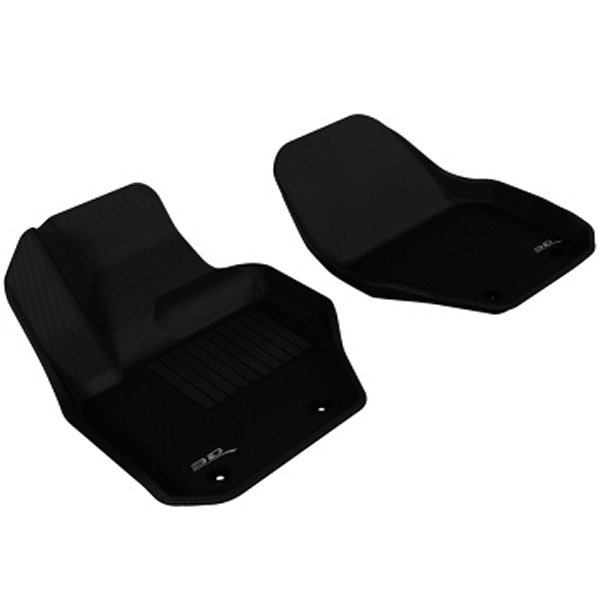 【USA在庫あり】 3D MAXpider 2010-2018 Volvo XC60/S60/V60 Kagu 1st Row フロアマット ブラック aceL1VV01511509 HD店