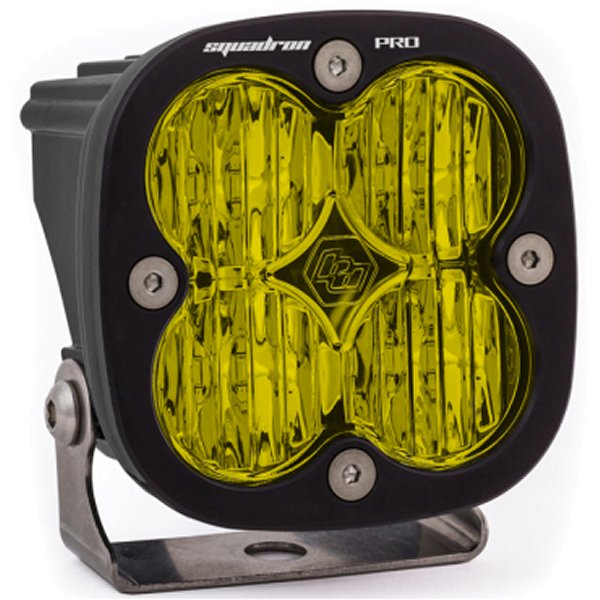 【USA在庫あり】 Baja Designs Squadron Pro ブラック Wide Cornering Pattern LED Light Pod - Amber baj490015 HD店