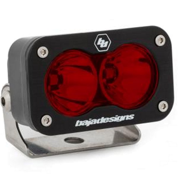 【USA在庫あり】 Baja Designs S2 Sport Spot Pattern LED Work Light レッド baj540001RD HD店