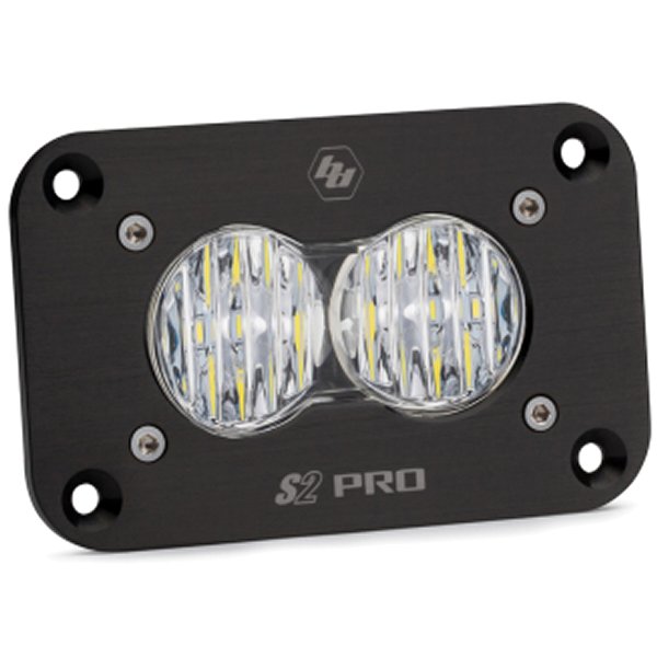 【USA在庫あり】 Baja Designs S2 Sport Flush Mount Wide Cornering Pattern LED Work ライト - クリア Lens baj541005 HD店
