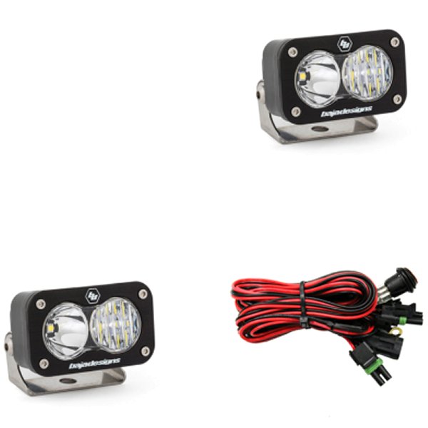 【USA在庫あり】 Baja Designs S2 Sport Driving Combo Pattern 2個 LED Work ライト - クリア baj547803 HD店