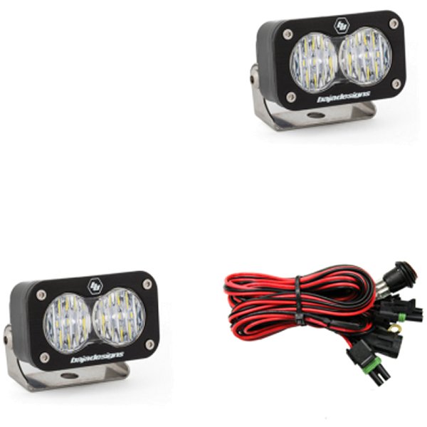 【USA在庫あり】 Baja Designs S2 Sport Wide Cornering Pattern 2個 LED Work ライト - クリア baj547805 HD店