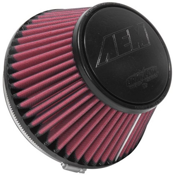 【USA在庫あり】 AEM 6 inch x 4 inch DryFlow Tapered Conical エアフィルター aem21-2093DK HD店