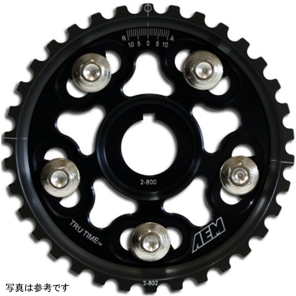 【USA在庫あり】 AEM 90-91 Acura Interga RS LS GS & GSR/ 99-00 ホンダ Civic Si Black Tru-Time カムギア aem23-802BK HD店