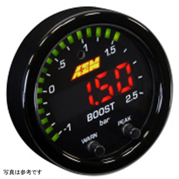 【USA在庫あり】 AEM X-Series Boost Pressure -30inHg 35psi ゲージ aem30-0306 HD店