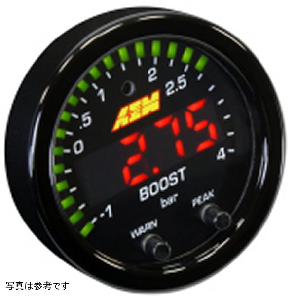 【USA在庫あり】 AEM X-Series Boost Pressure -30inHg 60psi ゲージ キット aem30-0308 HD店