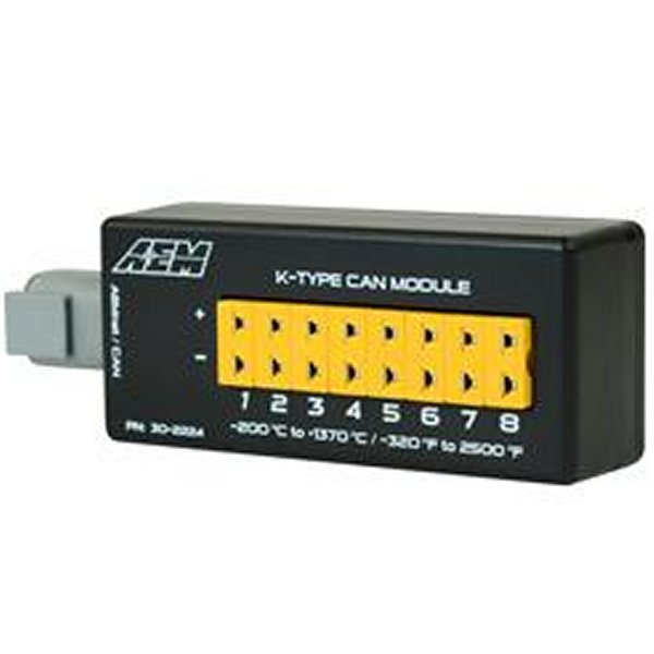 【USA在庫あり】 AEM 8 Channel K-Type Thermocouple EGT CAN Module aem30-2224 HD店