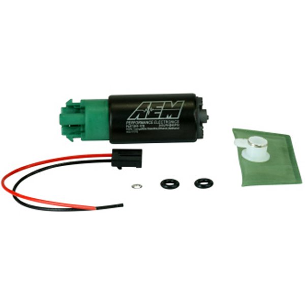 【USA在庫あり】 AEM 340LPH 65mm フューエルポンプ Kit w/ Mounting Hooks - Ethanol Compatible aem50-1215 HD店