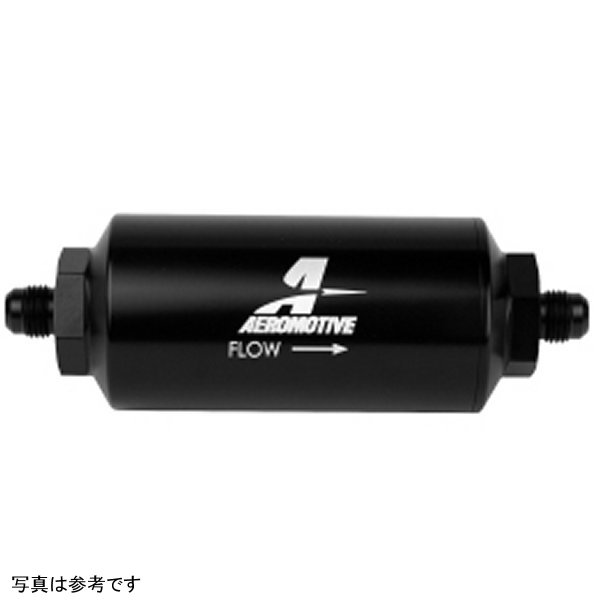 【USA在庫あり】 Aeromotive In-Line フィルター - (AN-6 Male) 10 Micron Microglass Element Bright Dip Black Finish aer12345 HD店