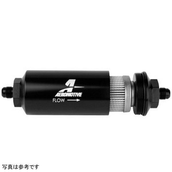 【USA在庫あり】 Aeromotive In-Line フィルター - (AN-06 Male) 100 Micron ステンレススチール Element aer12349 HD店
