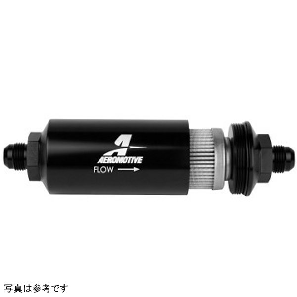 【USA在庫あり】 Aeromotive In-Line フィルター - (AN -08 Male) 100 Micron ステンレススチール Element aer12379 HD店