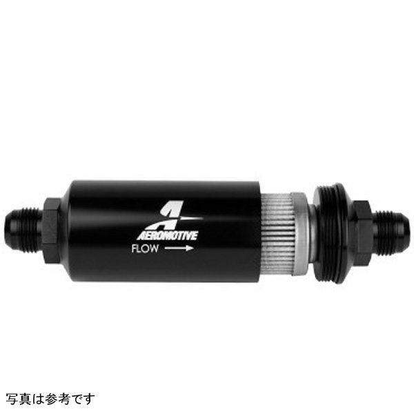 【USA在庫あり】 Aeromotive In-Line フィルター - (AN-10) 100 Micron ステンレススチール Element Black Anodize Finish aer12389 HD店