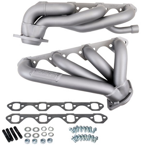 【USA在庫あり】 BBK 87年-95年 フォード F150 Truck 5.8 351 Shorty Unequal Length Exhaust Headers - 1-5/8 Titanium Ceramic bbk3511 HD店