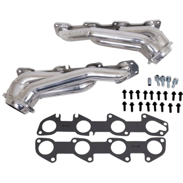 【USA在庫あり】 BBK 05年-15年 ダッジ Challenger Charger 5.7 Hemi Shorty Tuned Length エキゾースト Headers 1-3/4 シルバー Ceramic bbk40120 HD店