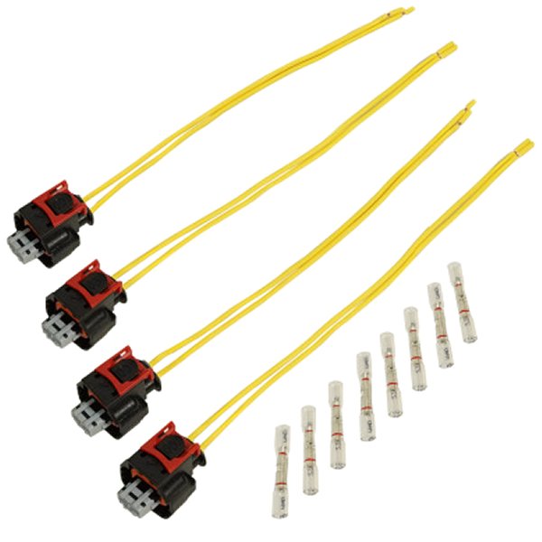 【USA在庫あり】 BD Diesel 2017+ Chevy/GM L5P インジェクター Connector Pigtail Kit - 4 Pack bdd1050458 HD店