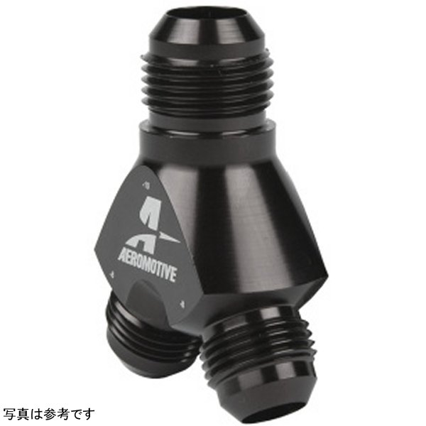 【USA在庫あり】 Aeromotive Y-Block - AN-10 - 2x AN-08 aer15675 HD店