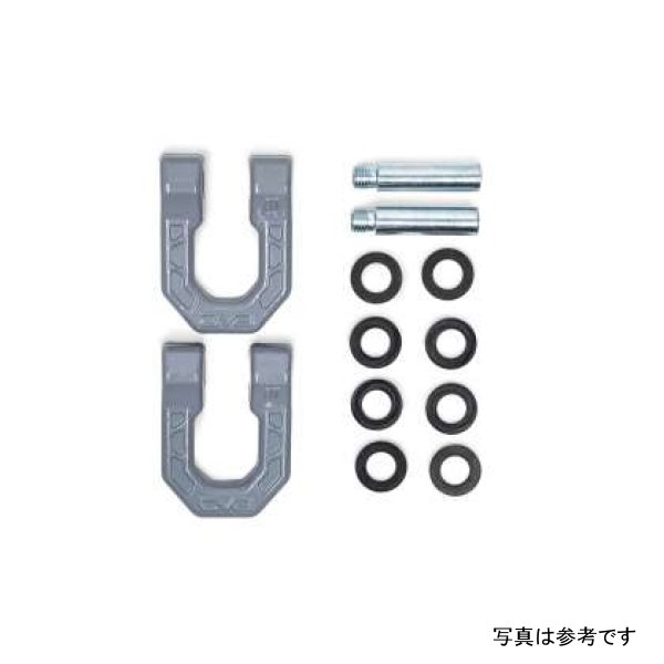 【USA在庫あり】 DV8 Offroad Elite Series D-Ring Shackles - 2個 (Gray) dveUNSK-01GR HD店