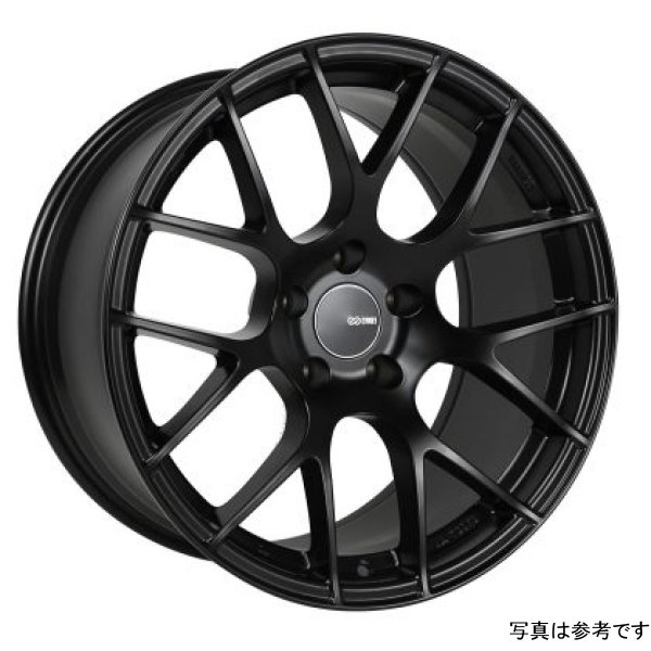 【USA在庫あり】 Enkei Raijin 18x8.5 50mm オフセット 5x114.3 ボルト Pattern 72.6 Bore Diameter Matte ブラック ホイール enk467-885-6550BK HD店