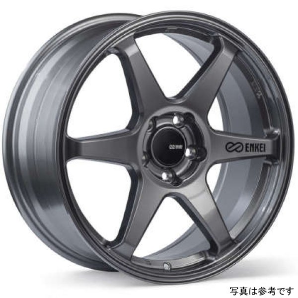 【USA在庫あり】 Enkei T6R 17x9 40mm オフセット 5x114.3 ボルト Pattern 72.6 Bore Gloss Gunmetal ホイール enk539-790-6540GM HD店