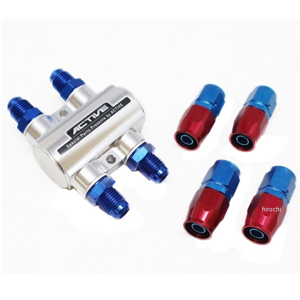 アクティブ ACTIVE サーモスタットキット #6 ストレートフィッティング4個付 シルバー AC1340316 HD店