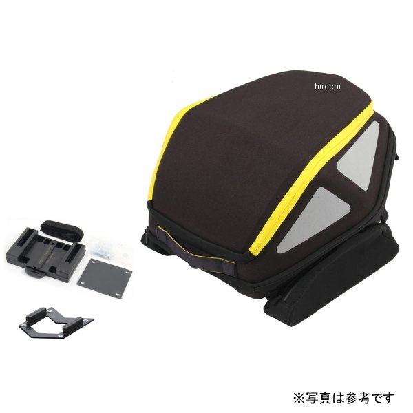 ヘプコアンドベッカー HEPCO&BECKER リアバッグ ロイスター ベーシックアダプタ付 黒/黄 640819 00 07 HD店