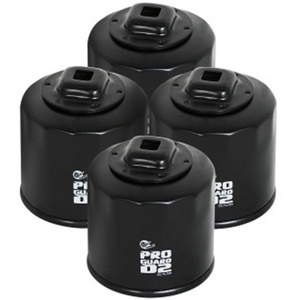 【USA在庫あり】 aFe Pro GUARD D2 オイルフィルター 02-17 ニッサン Cars L4/ 04-17 スバル Cars H4 (4 Pack) afe44-LF017-MB HD店