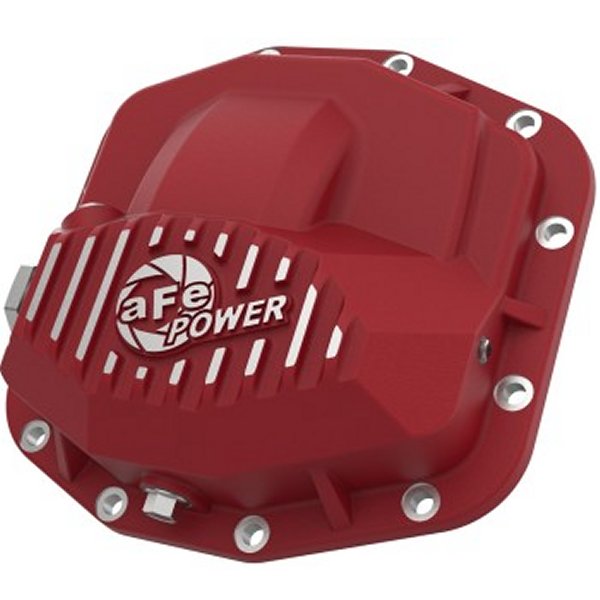 【USA在庫あり】 aFe Power Proシリーズ フロント デファレンシャル Cover Red w/Machined Fins 18-19 Jeep JL (Dana M210) afe46-71030R HD店