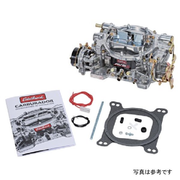 【USA在庫あり】 Edelbrock AVS2 500 CFM Carburetor w/Electric Choke Satin フィニッシュ (Non-EGR) ede1901 HD店