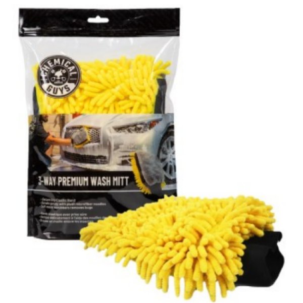 【USA在庫あり】 Chemical Guys Three-Way Premium Microfiber Wash Mitt chgMIC494 HD店
