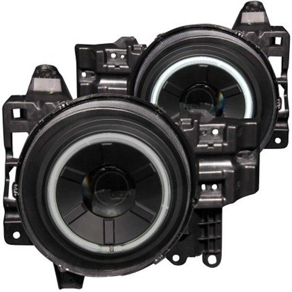 【USA在庫あり】 ANZO 07年-13年 トヨタ Fj Cruiser プロジェクターヘッドライト w/ Halo Black anz111116 HD店